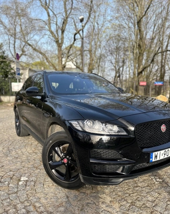 Jaguar F-Pace cena 147000 przebieg: 67000, rok produkcji 2019 z Warszawa małe 781